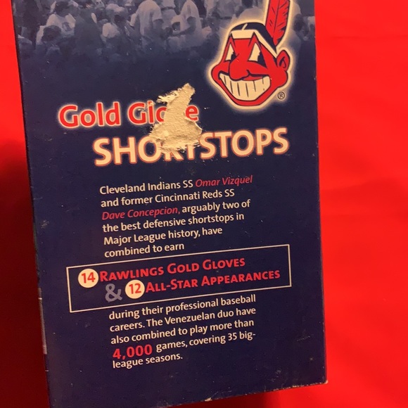 MLB dual bobble head #13 Vizquel & Concepcion gold glove SS. New in box. - Picture 8 of 8